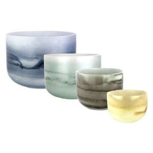 Gemstone Fusion Crystal Singing Bowl Sets